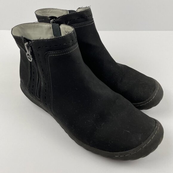 JBU by Jambu Juno Ankle Boots Women’s 10M Side Zip Black Memory Foam JB19JN001 - Picture 1 of 10